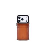 BloominBag Bloomcase Flex Cover Urban Tan Iphone 17 Pro Taba Deri Kartlıklı Telefon Kılıfı