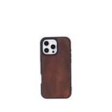 BloominBag Bloomcase Iphone 16 Pro Max Dark Mocassin Deri Telefon Kılıfı