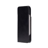 Bloominbag Bloomcase Magic Wallet Onyx Black Apple Iphone 17 Pro Max(6.9") Hakiki Deri Çıkarılabilir Cüzdanlı Telefon Kılıfı