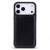 Bloominbag Bloomcase Mono Obsidian Black Apple Iphone 17 Pro Max (6.9") Hakiki Deri Magsafe Kılıf