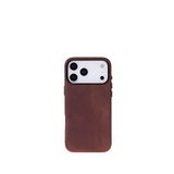 Bloominbag Bloomcase Mono Saddle Iphone 17 Pro 6.3"" Açık Deri Magsafe Uyumlu Telefon Kılıfı - Kahverengi