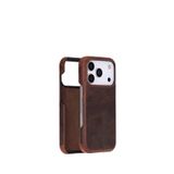 BloominBag Bloomcase Ultimate Jacket Iphone 17 Pro Saddle Brown Deri Telefon Kılıfı