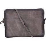 Bloominbag Bloomsleeve Leeds 14 Ash Gray Hakiki Deri Laptop Tablet Kilifi