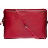 Bloominbag Bloomsleeve Leeds 14 Crimson Red Hakiki Deri Laptop Tablet Kilifi