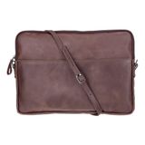 Bloominbag Bloomsleeve Leeds 16 Mahogany Dark Brown Hakiki Deri Laptop Tablet Kilifi