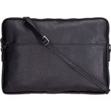 Bloominbag Bloomsleeve Leeds 16 Obsidian Black Hakiki Deri Laptop Tablet Kilifi
