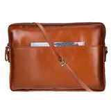 Bloominbag Bloomsleeve Leeds 16 Sandy Tan Hakiki Deri Laptop Tablet Askili Kilifi