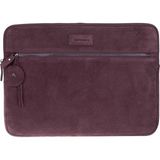 BloominBag Burgundy Still Bordo Süet Deri 13-14" MacBook Laptop Kılıfı - Standart