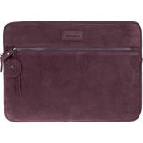 BloominBag Burgundy Still Hakiki Süet Deri 13-14 Inç Macbook/laptop Kılıfı - Bordo