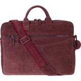Bloominbag Burgundy Still Hakiki Süet Deri 15-16 Inç Macbook/laptop Çantası