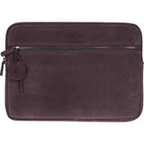 BloominBag Burgundy Still Hakiki Süet Deri 15-16 Inç Macbook/laptop Kılıfı - Bordo