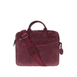 Bloominbag Burgundy Still Süet Deri 13-14"" Macbook Laptop Çantası - Bordo