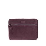 Bloominbag Burgundy Still Süet Deri 13-14"" Macbook Laptop Kılıfı - Bordo