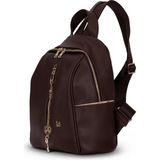 BloominBag Burkley Avelıne Cocoa Brown Pu Deri Kadın Sırt Çantası - 28 x 16 x 10 cm - Kahverengi