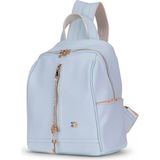 BloominBag Burkley Avelıne Powder Blue Pu Deri Kadın Sırt Çantası - 28 x 16 x 10 cm - Mavi