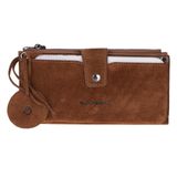 Bloominbag Camel Still Lozan Hakiki Süet Çapraz Askılı Telefon Bölmeli Cüzdan Çanta