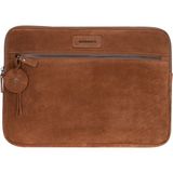 BloominBag Camel Still Taba Kahverengi Süet Deri 15-16" MacBook Laptop Kılıfı - Taba - Kahverengi - Standart