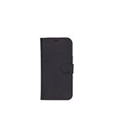 BloominBag iPhone 16 Pro 6.3 inç Siyah Bloomcase Onyx Black Deri Çıkarılabilir Cüzdanlı Telefon Kılıfı