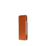 BloominBag iPhone 17 Pro 6.3 inç Bloomcase Magic Wallet Tan Taba Deri Çıkarılabilir Cüzdanlı Telefon Kılıfı