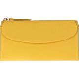 BloominBag Élıa Butter Yellow Large Deri Kadın Cüzdan & Clutch - Sarı - Hakiki deri kadın cüzdan