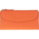 BloominBag Élıa Pebble Orange Large Deri Kadın Cüzdan & Clutch - Turuncu - Hakiki deri kadın cüzdan