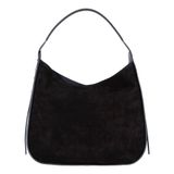 Bloominbag Lunar Noir Black Süet Kadın Omuz Çantası