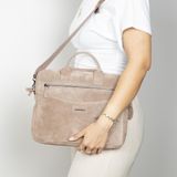 Bloominbag Mist Still Hakiki Süet Deri 13-14 Inç Macbook/laptop Çantası
