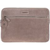 BloominBag Mist Still Hakiki Süet Deri 15-16 Inç Macbook/laptop Kılıfı - Vizon