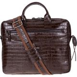 Bloominbag Mocha Croco Hakiki Deri 13-14 Inç Macbook/laptop Çantası