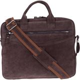 Bloominbag Mocha Still Hakiki Süet Deri 13-14 Inç Macbook/laptop Çantası