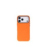 Bloominbag Mono Pebble Orange Iphone 17 Pro Max Magsafe Uyumlu 6.9"" Deri Telefon Kılıfı - Turuncu