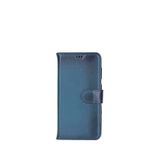 Bloominbag Monte Midnight Blue Samsung Galaxy S26 6.3"" Deri Çıkarılabilir Cüzdanlı Telefon Kılıfı - Mavi