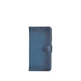Bloominbag Monte Midnight Blue Samsung Galaxy S26 Ultra 6.9"" Deri Çıkarılabilir Cüzdanlı Telefon Kılıfı - Mavi