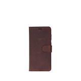 BloominBag Monte Saddle Heritage Samsung Galaxy S26 Deri Çıkarılabilir Cüzdanlı Telefon Kılıfı
