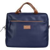 BloominBag Pitonic Nature Navy Askılı 15.6'' Lacivert Macbook Ve Laptop Çantası
