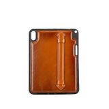 Bloominbag Porté Felix Saddle Brown Ipad Mini 6 El Askılı Deri Tablet Kılıfı - Kahverengi