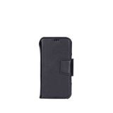 Bloominbag Porta Noir Iphone 17 Pro 6.3"" Deri Çıkarılabilir Cüzdanlı Telefon Kılıfı - Siyah