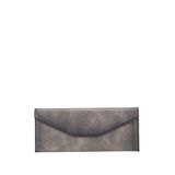 Bloominbag Prisma Ash Gray Deri Mıknatıslı Üçgen Tasarımlı Gözlük Kılıfı - Gri