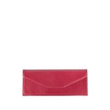 Bloominbag Prisma Dusty Crimson Deri Mıknatıslı Üçgen Tasarımlı Gözlük Kılıfı - Kırmızı