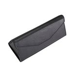 BloominBag PRISMA Noir Black Deri Gözlük Kılıfı – Mıknatıslı Üçgen Tasarım