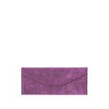 Bloominbag Prisma Velvet Magenta Deri Mıknatıslı Üçgen Tasarımlı Gözlük Kılıfı - Mor