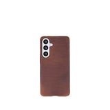 BloominBag Samsung Galaxy S26 6.3 inç Ultra İnce Premium Espresso Brown Monte Deri Kahverengi Telefon Kılıfı