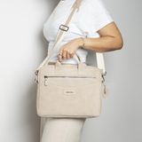 Bloominbag Sand Still Hakiki Süet Deri 13-14 Inç Macbook/laptop Çantası