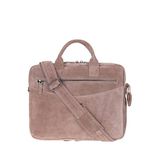 Bloominbag Sand Still Krem Bej Süet Deri 13-14"" Macbook Laptop Çantası