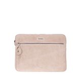 Bloominbag Sand Still Krem Süet Deri 13-14"" Macbook Laptop Kılıfı - Bej