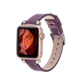 BloominBag Signature Dusty Plum Eflatun Mor Deri Apple Watch Akıllı Saat Kordon