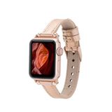 BloominBag Signature Golden Sand Deri Apple Watch Akıllı Saat Kordon