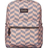 BloominBag Smokey Chevron 13 - 14 Inç Sırt Laptop / MacBook Çantası - Gri