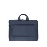 BloominBag Urban Shell Pro 16"" Midnight Navy Hakiki Deri Laptop Macbook Çantası