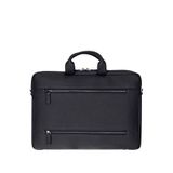 BloominBag Urban Shell Pro 16"" Noir Black Hakiki Deri Laptop Macbook Çantası